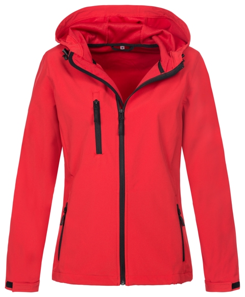 Jakna Active Softest Shell Hooded, ženska, crvena, M, POKLON UZ NARUDŽBU- NIJE NA PRODAJU!