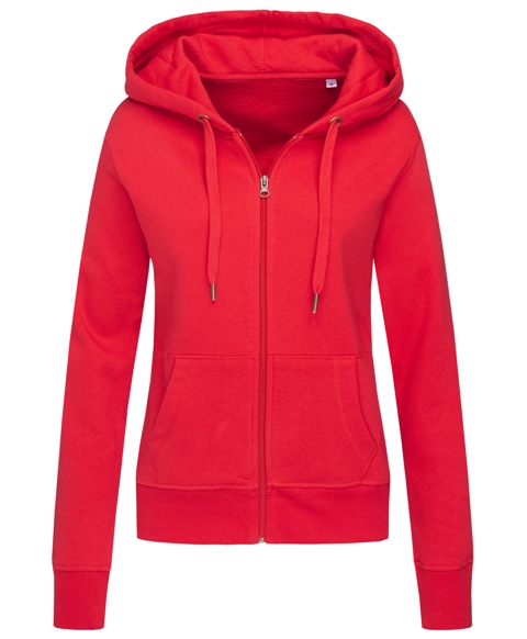 Pulover, DR, Active Sweatjacket Women, 270gr, crimson red, XL