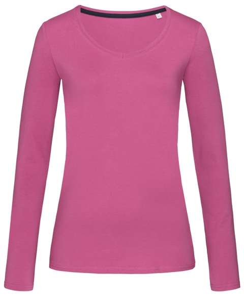 Majica, DR, V-Neck, CLAIRE, ženska, 170gr, cupcake pink, L