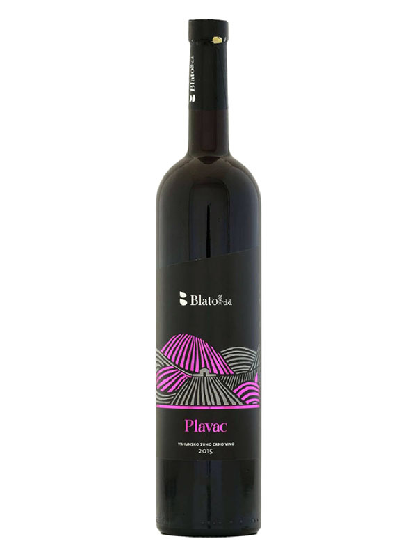 Vino, vrhunsko crno, Plavac Blato, 0,75l butelja